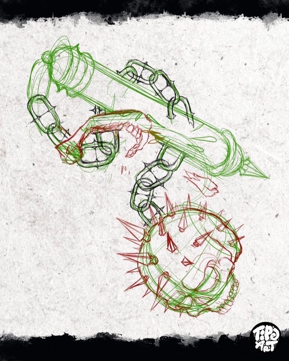 TIPE.ART-wzór-Graficzny / Sketch-Ignorant / Pato tattoo-Line work / Fineline / Outline-Newschool / Graffiti / Cartoon