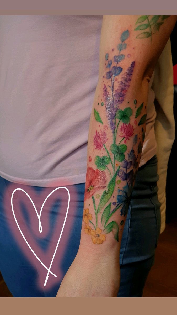 Black Owl -tatuaż-Abstrakcyjny-Graficzny / Sketch-Watercolor