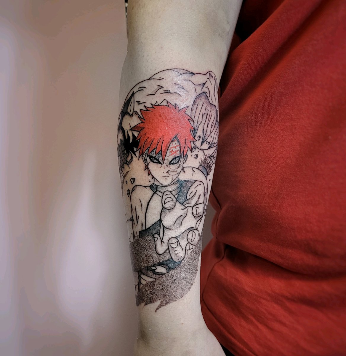 MałeZło-tatuaż-anime-tattoo-Newschool / Graffiti / Cartoon