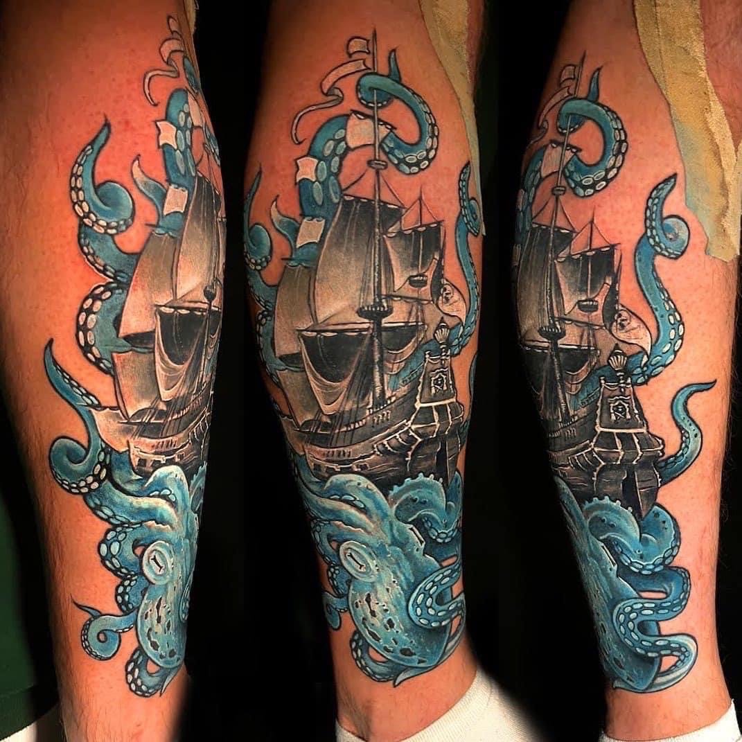 Jacob Mucha-tatuaż-Abstrakcyjny-Neo-tradycyjny-Newschool / Graffiti / Cartoon-Surrealizm / Horror