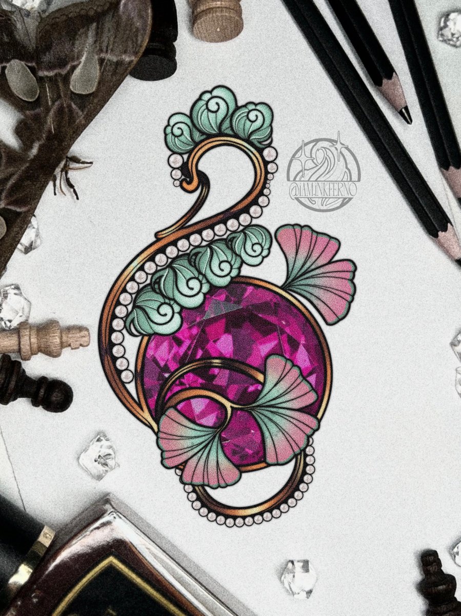 Katarzyna Chęś-wzór-neotraditional-diament-Neo-tradycyjny