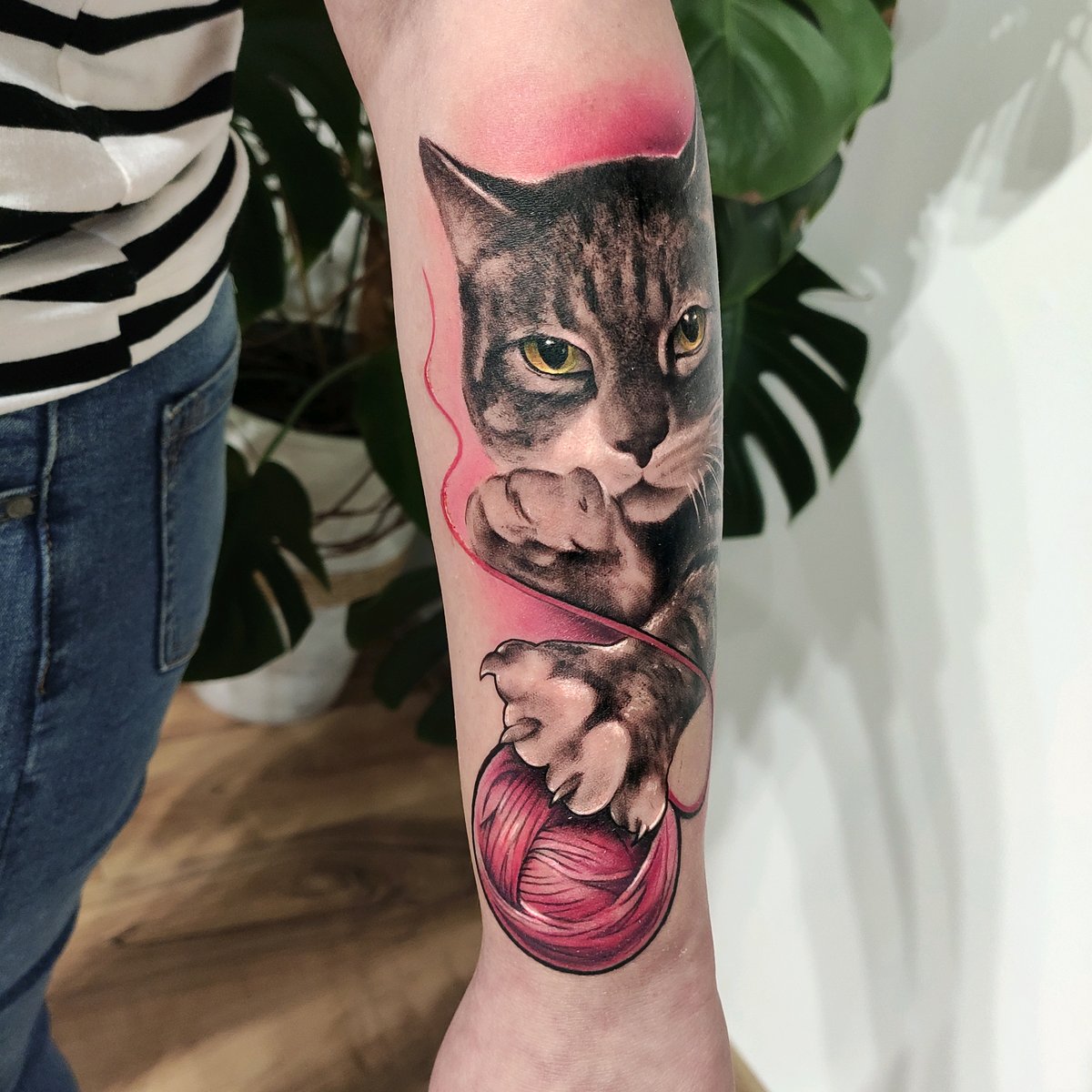 Tomasz Fabia-tatuaż-realizm-kot-Realizm