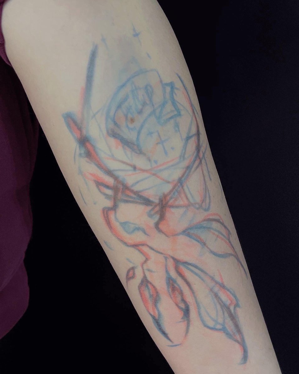 Nesy Tattoo-tatuaż-freehand-tattoo-Black & Grey-Graficzny / Sketch