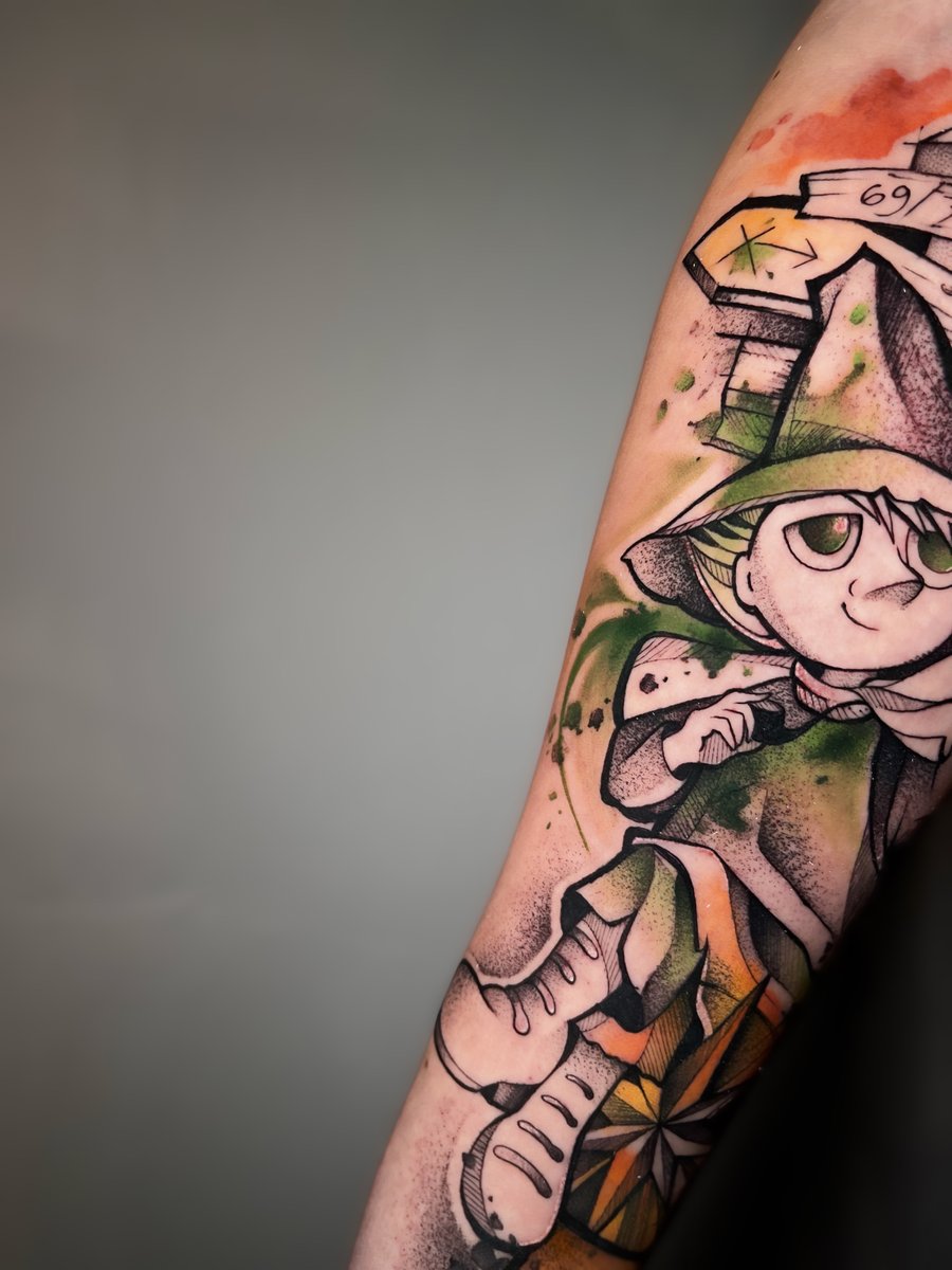 Oliwia Pasko-tatuaż-włóczykij-muminki-Dotwork-Graficzny / Sketch-Watercolor