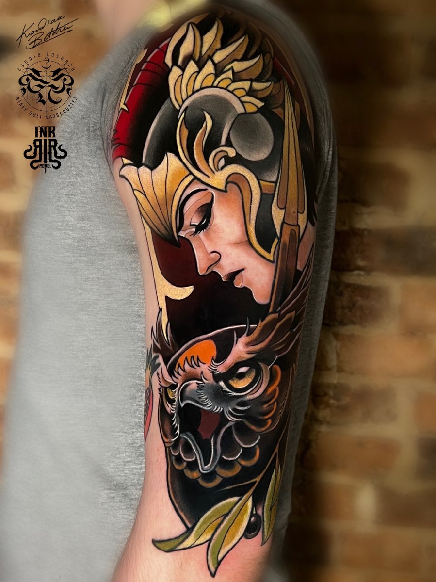 Kordian Betcher-tatuaż-athena-coverup-Neo-tradycyjny-Newschool / Graffiti / Cartoon