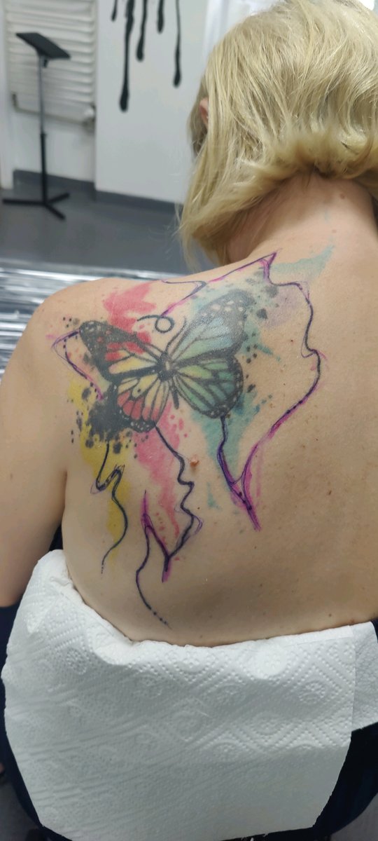 Piotr Sabuda-tatuaż-Watercolor