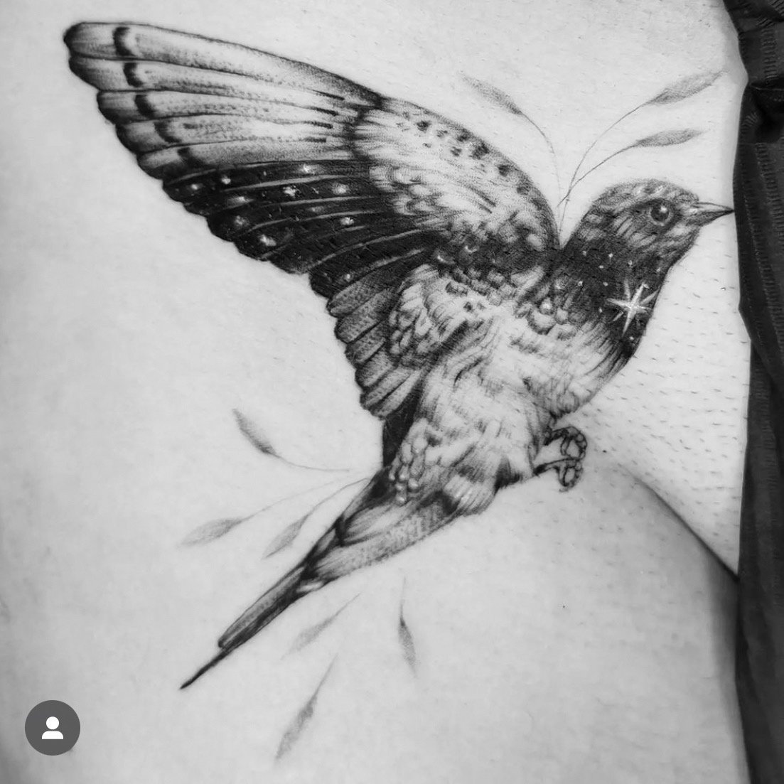 Anna Minajew-tatuaż-cover-ptaki-Black & Grey