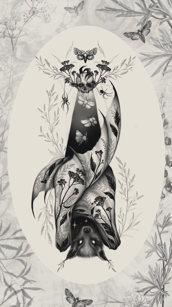 Anna Minajew-tatuaż-nietoperz