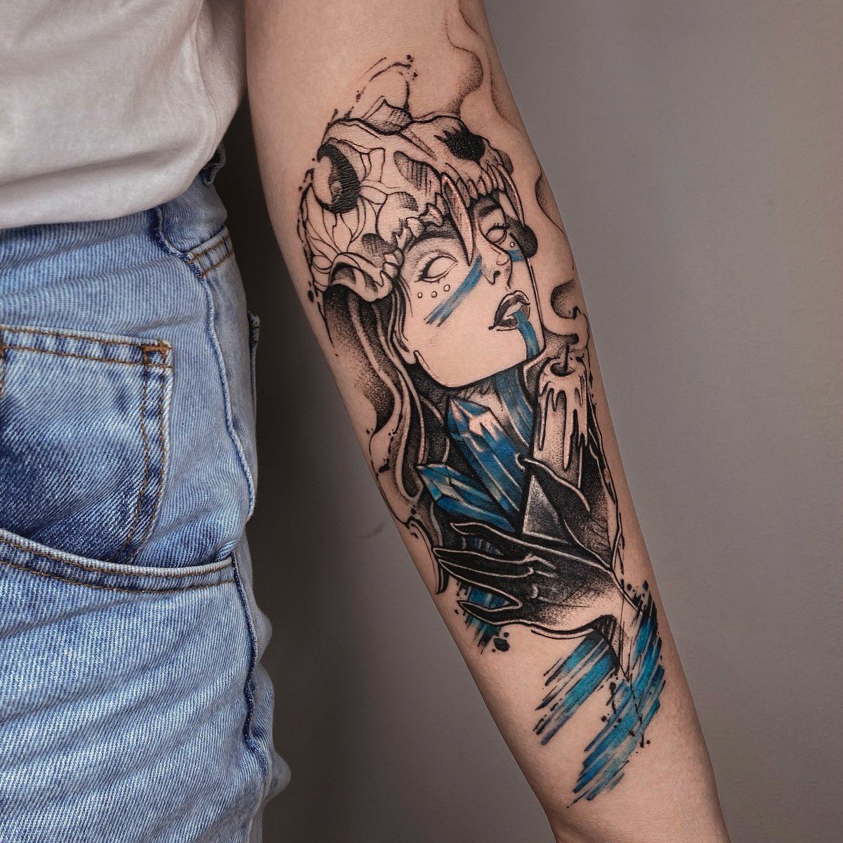 Angelika "DŻOLINKA" Lorek-tatuaż-Graficzny / Sketch