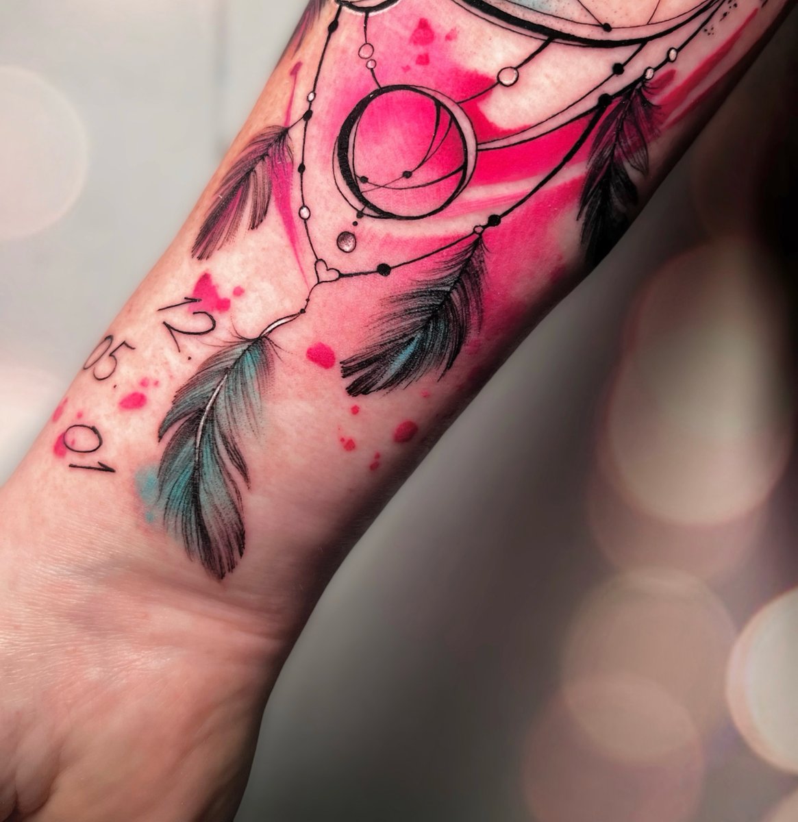 Oliwia Pasko-tatuaż-przedramie-forearm-Graficzny / Sketch-Watercolor