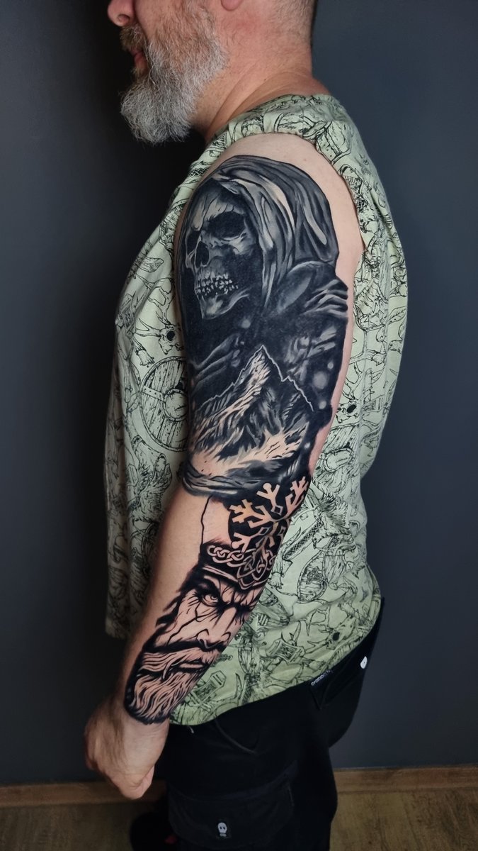 ronin47-tatuaż-cover-rękaw-Graficzny / Sketch-Newschool / Graffiti / Cartoon-Surrealizm / Horror