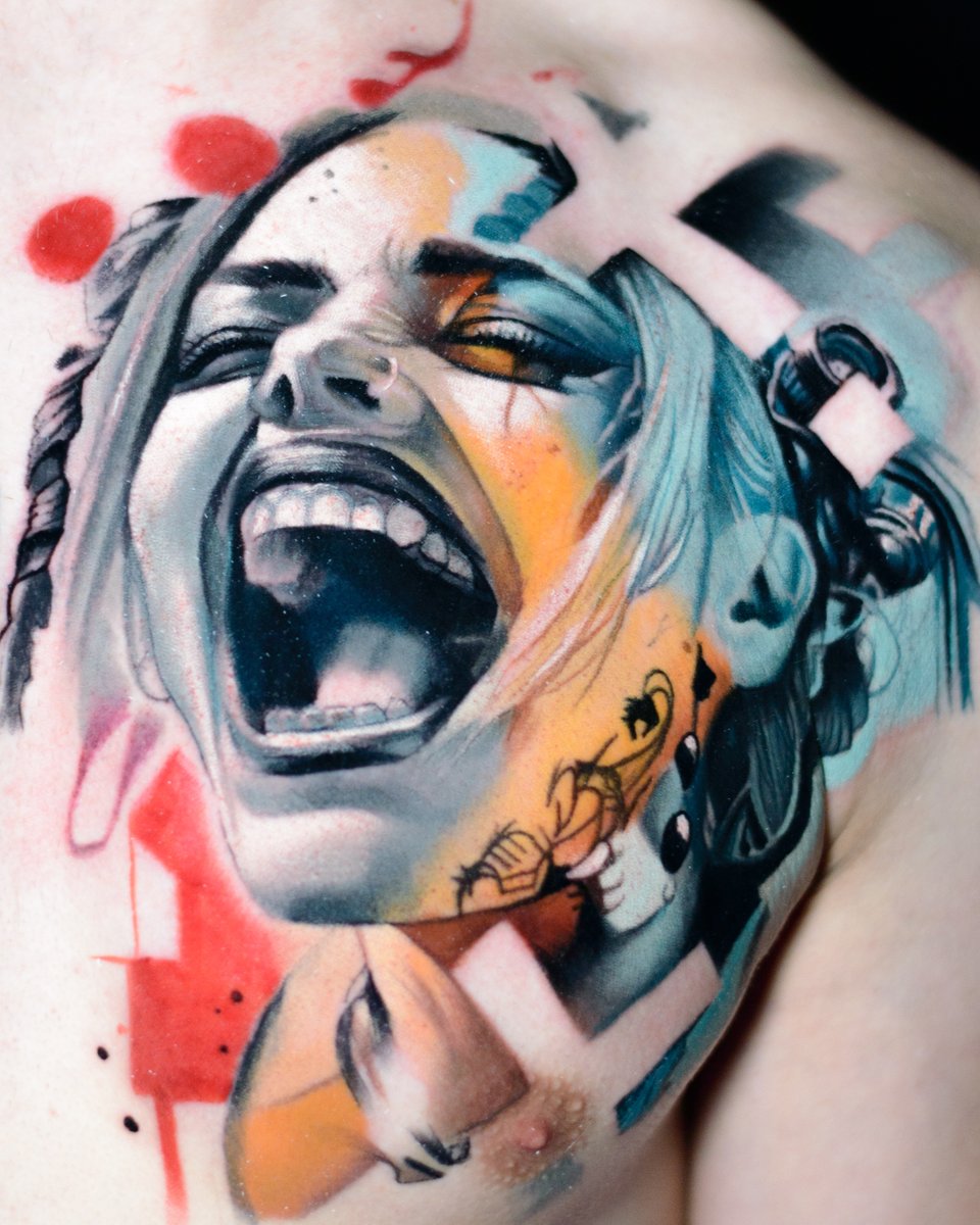 Thanks.Leo_Tattoo-tatuaż-tattoo-tatuaz-Abstrakcyjny-Newschool / Graffiti / Cartoon-Surrealizm / Horror