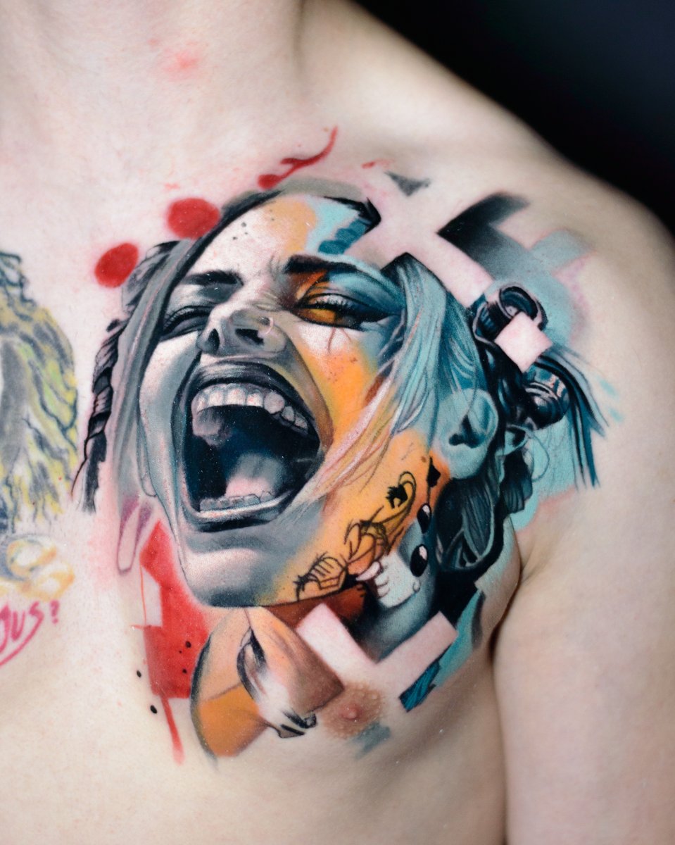 Thanks.Leo_Tattoo-tatuaż-tattoo-tatuaz-Abstrakcyjny-Newschool / Graffiti / Cartoon-Surrealizm / Horror