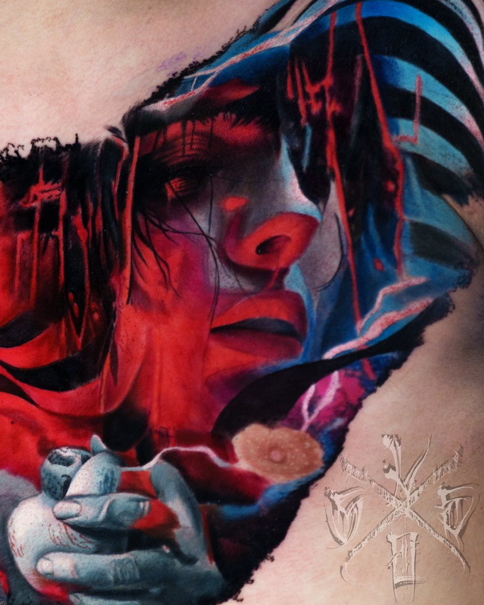 Thanks.Leo_Tattoo-tatuaż-poseidon-zeus-Abstrakcyjny-Realizm