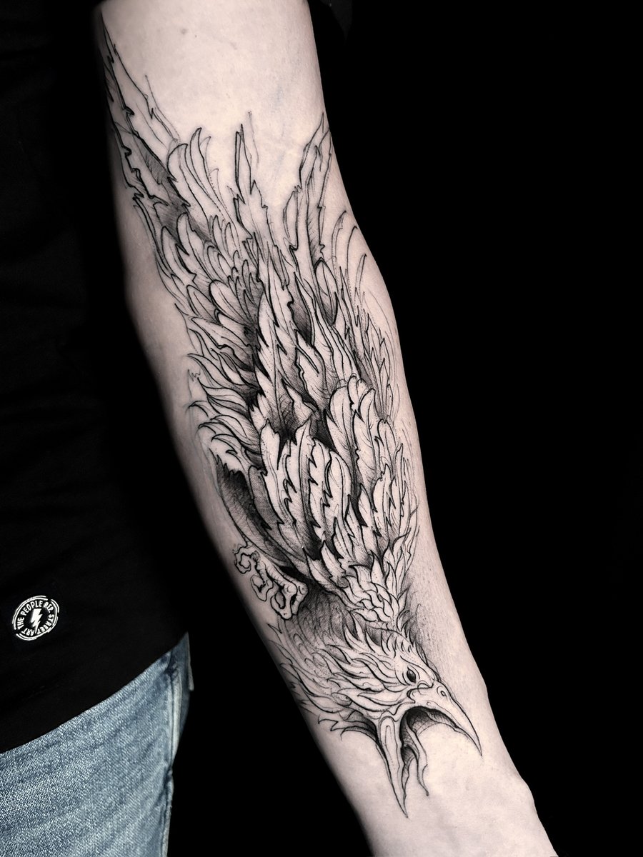 Bartosz Koszela-tatuaż-sketch-szkic-Black & Grey-Graficzny / Sketch-Line work / Fineline / Outline