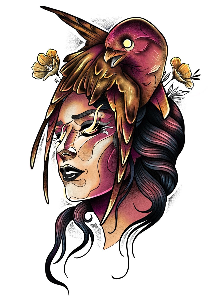 Julia Bobko-wzór-Neo-tradycyjny-Newschool / Graffiti / Cartoon