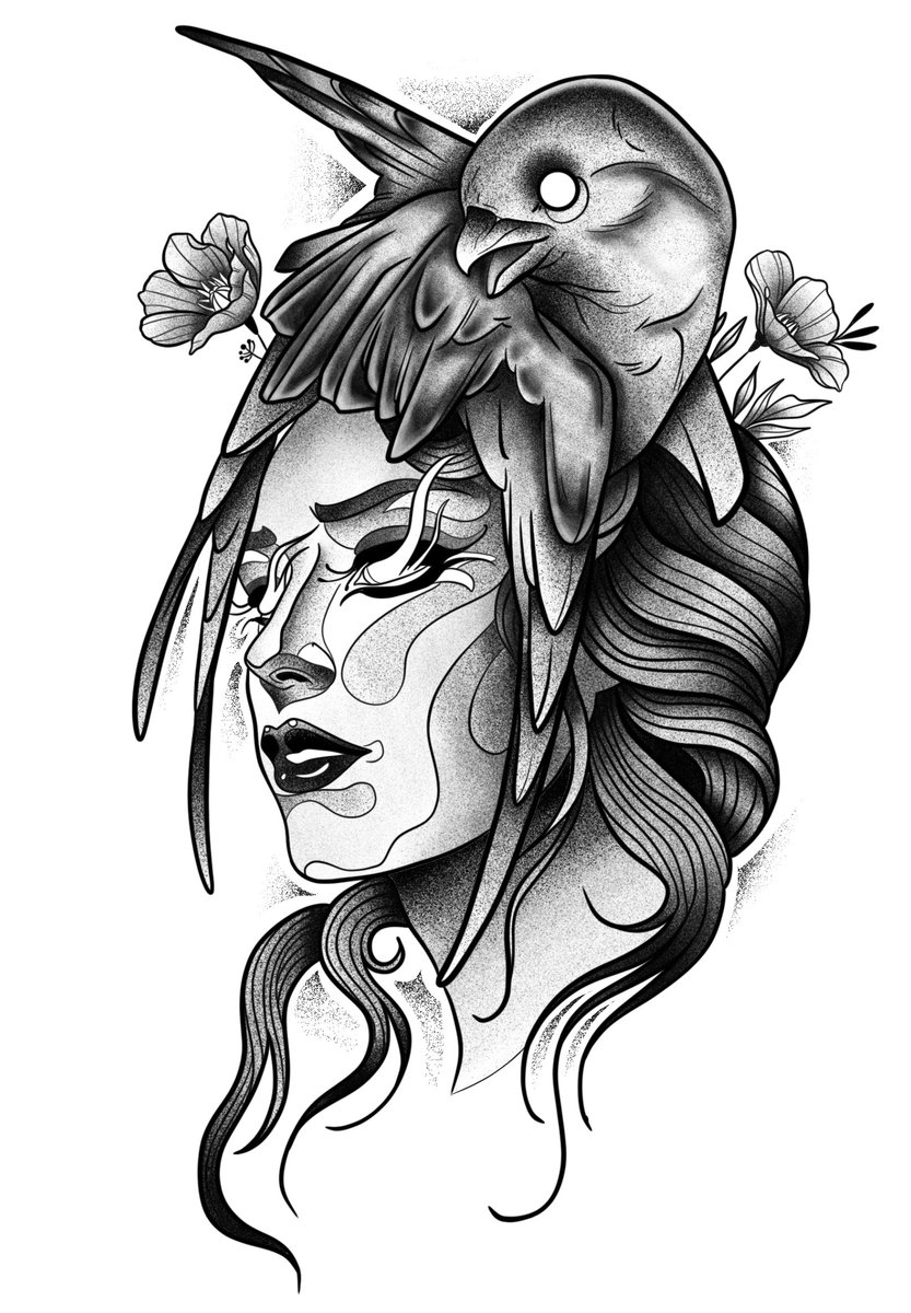 Julia Bobko-wzór-Neo-tradycyjny-Newschool / Graffiti / Cartoon