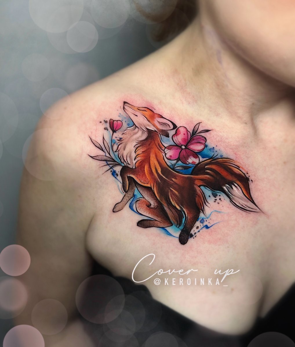Keroina-tatuaż-Graficzny / Sketch-Watercolor