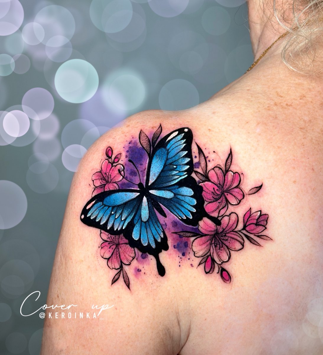 Keroina-tatuaż-Graficzny / Sketch-Watercolor