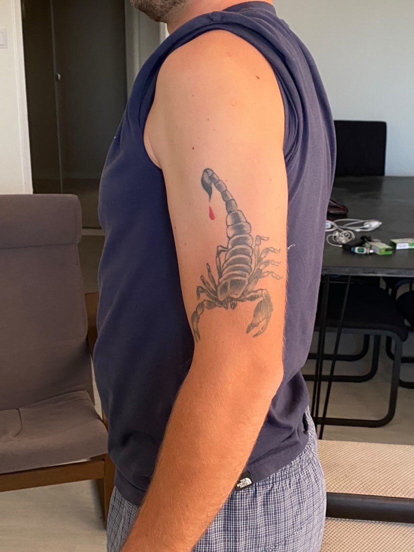 Kamil Krüger-tatuaż-anubis-tutanchamon-Black & Grey-Realizm-Surrealizm / Horror