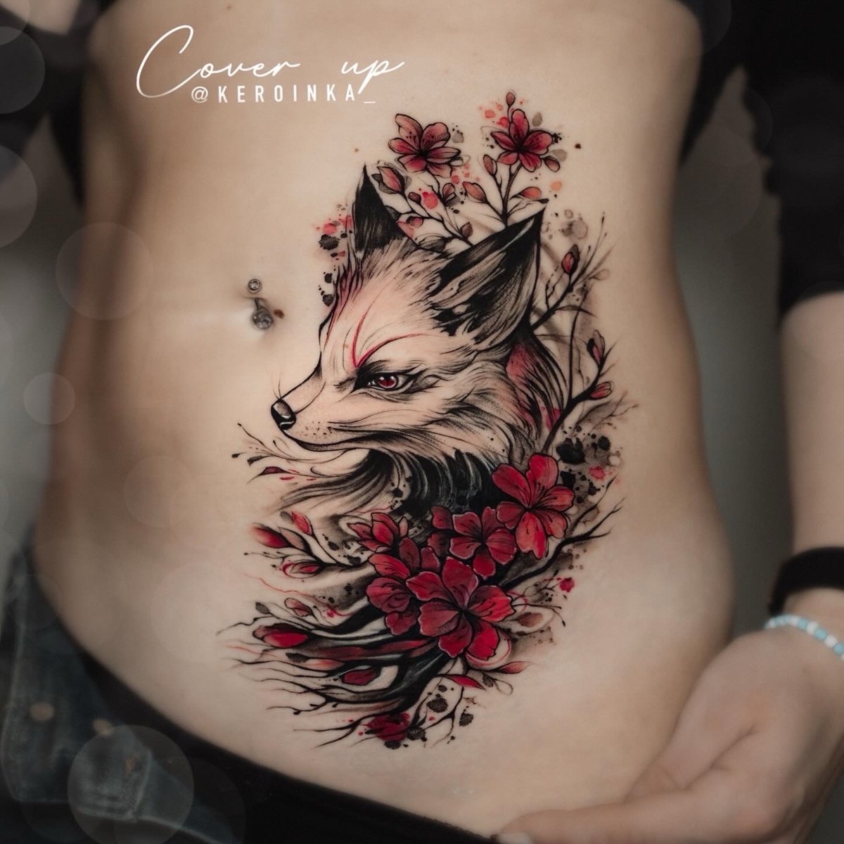 Keroina-tatuaż-Graficzny / Sketch-Watercolor
