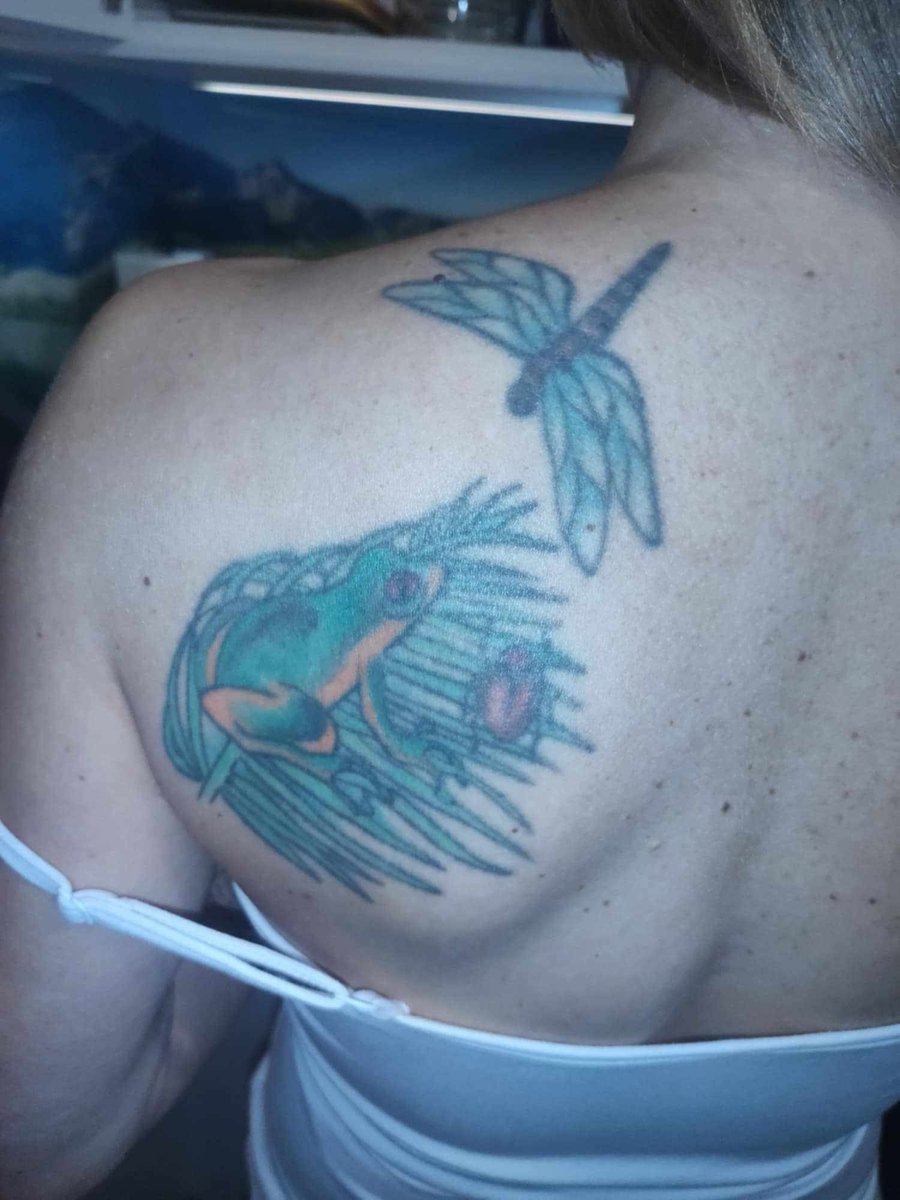 Anita ATKA Kąkol-tatuaż-Abstrakcyjny-Dotwork-Graficzny / Sketch-Watercolor