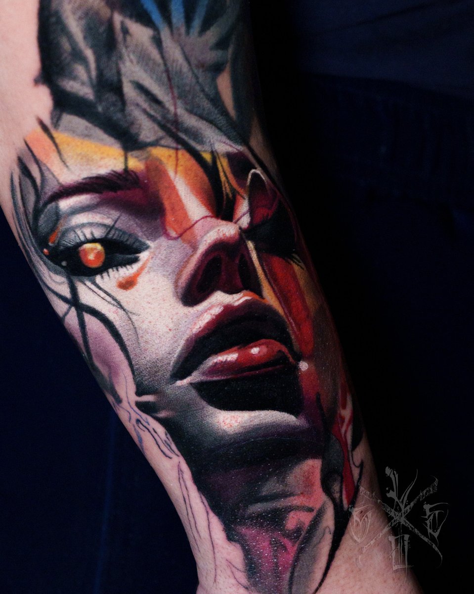 Thanks.Leo_Tattoo-tatuaż-tattoo-tatuażwarszawa-Abstrakcyjny-Newschool / Graffiti / Cartoon-Realizm-Surrealizm / Horror