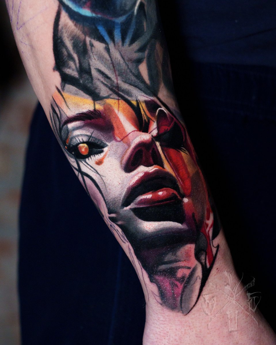 Thanks.Leo_Tattoo-tatuaż-tattoo-tatuażwarszawa-Abstrakcyjny-Newschool / Graffiti / Cartoon-Realizm-Surrealizm / Horror