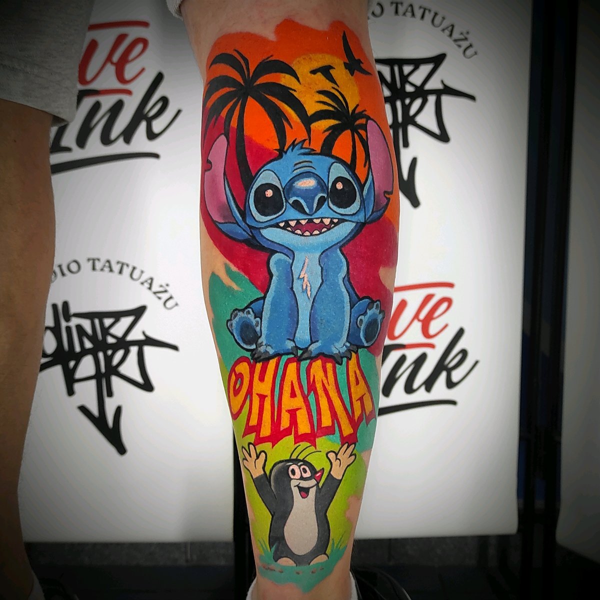 Jakub DINKZ Chruściel-tatuaż-colortattoo-tatuażkolorowy-Graficzny / Sketch-Newschool / Graffiti / Cartoon