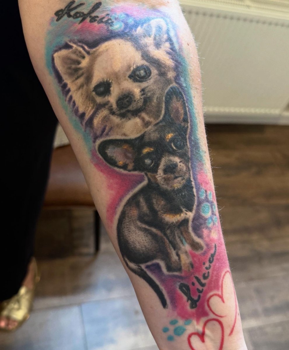 Keroina-tatuaż-Graficzny / Sketch-Realizm-Watercolor