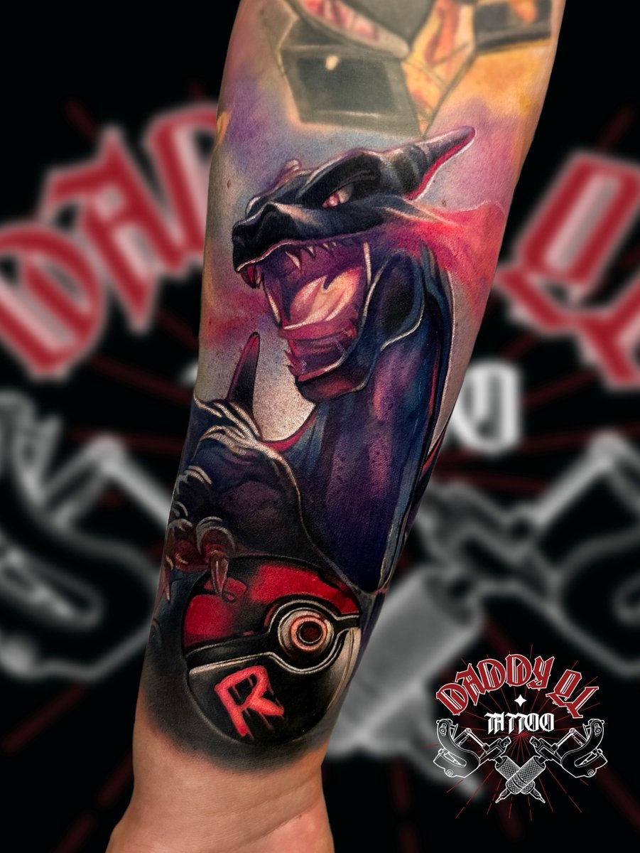 Adrian Andrzejczak DADDY.QL-tatuaż-pokemon-coverup-Graficzny / Sketch-Newschool / Graffiti / Cartoon