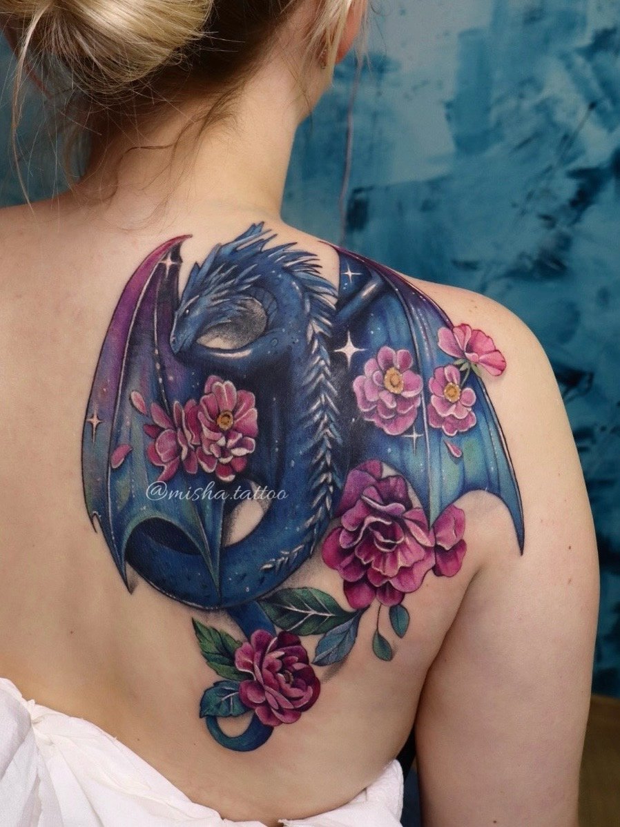 Misha Tattoo Maja Mielczarek -tatuaż-Realizm-Surrealizm / Horror-Watercolor