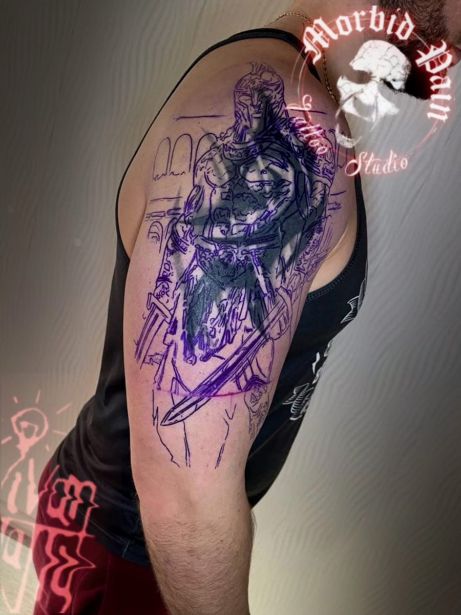 Piotr Iwan-tatuaż-spartan-cover-Realizm-Surrealizm / Horror