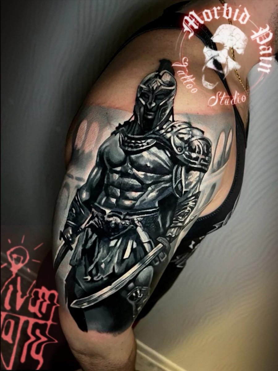 Piotr Iwan-tatuaż-spartan-cover-Realizm-Surrealizm / Horror