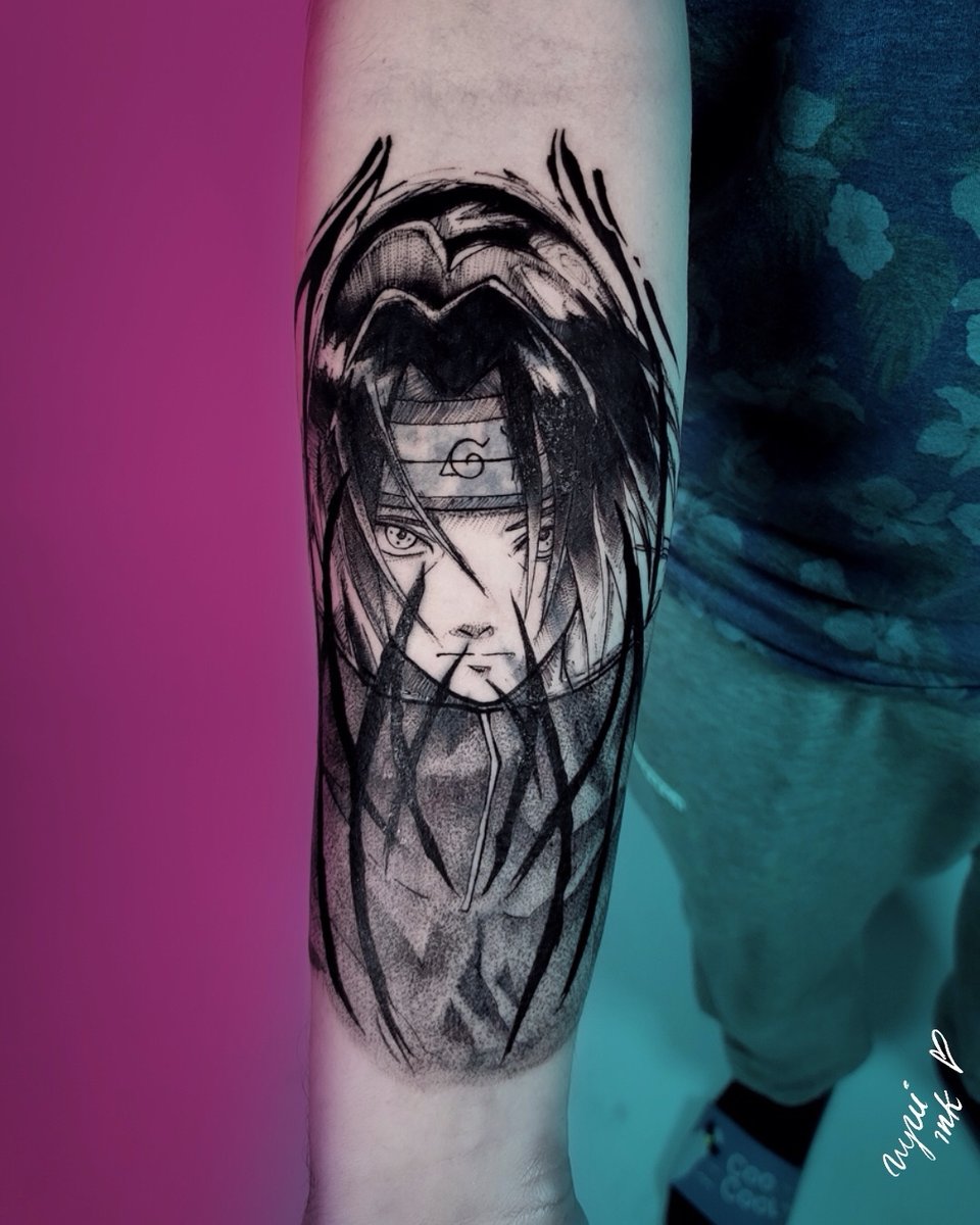 Nyni Ink-tatuaż-itachitattoo-itachiuchiha-Graficzny / Sketch-Newschool / Graffiti / Cartoon