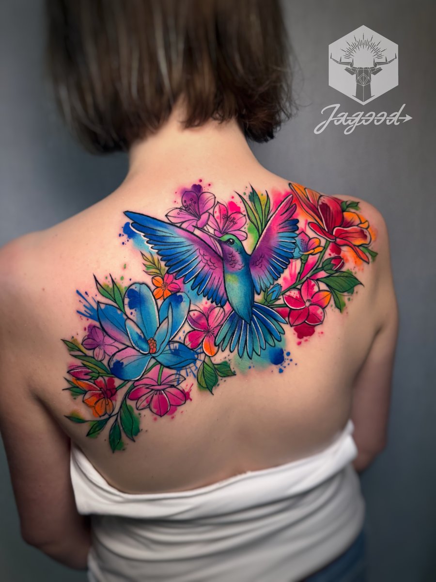 Jagoda "Jagood" Jęcikowska-tatuaż-watercolortattoo-Abstrakcyjny-Graficzny / Sketch-Watercolor