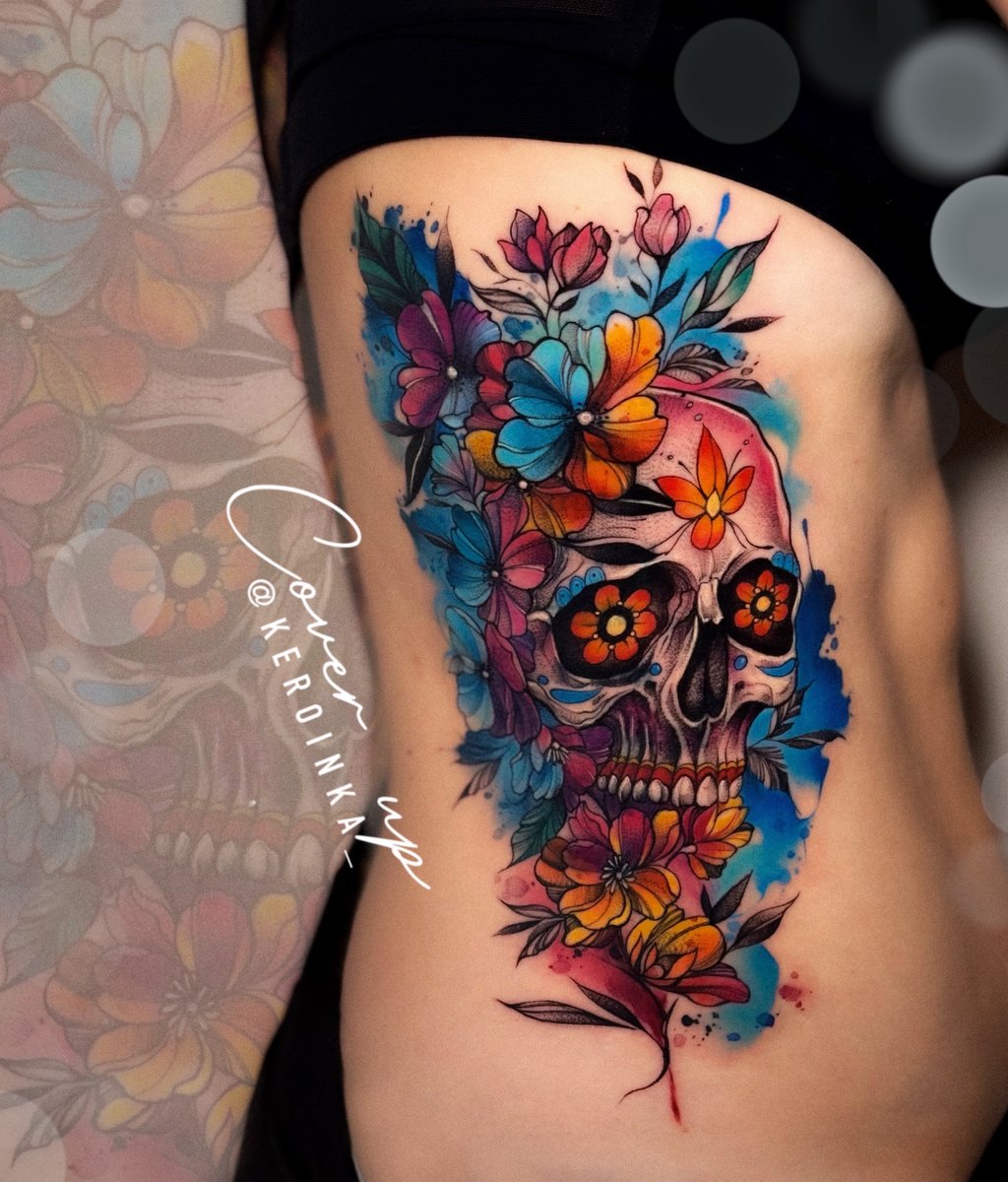 Keroina-tatuaż-Graficzny / Sketch-Watercolor