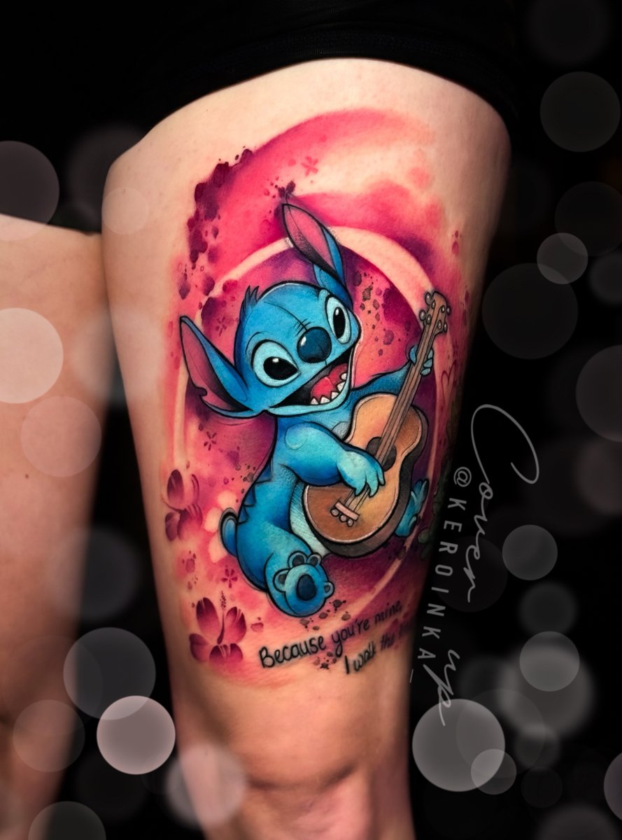 Keroina-tatuaż-Graficzny / Sketch-Watercolor