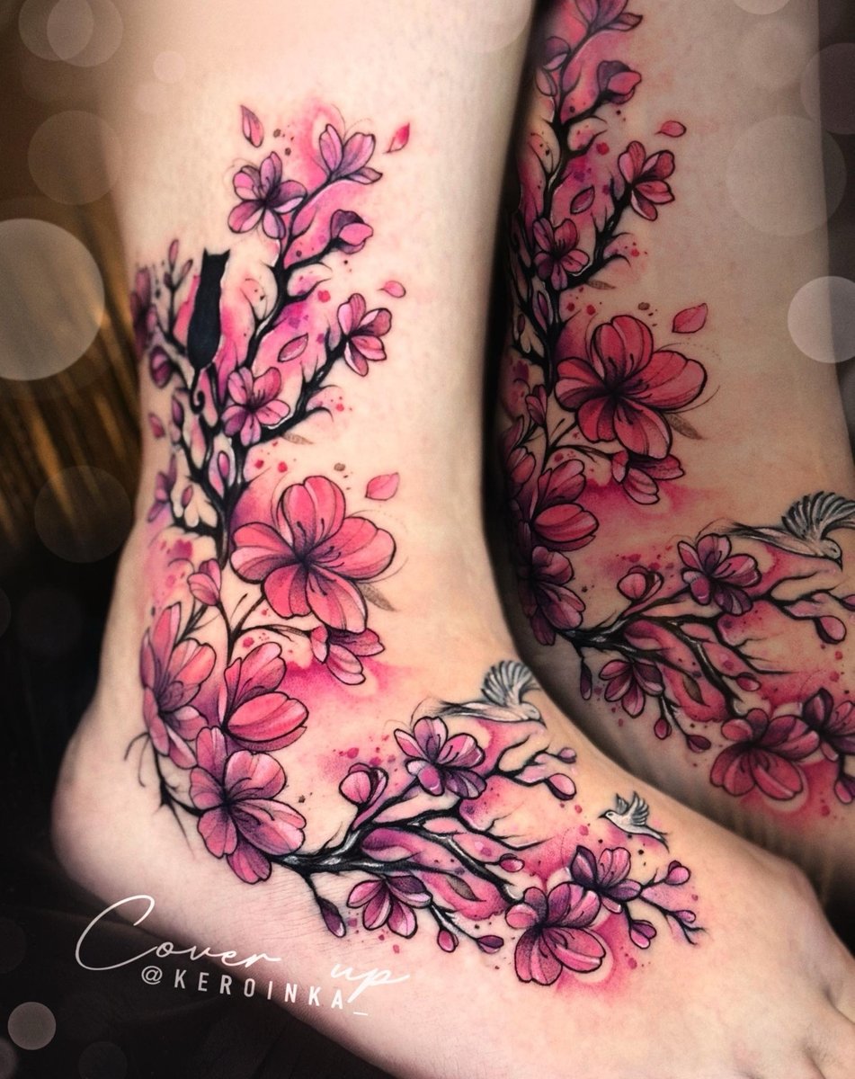 Keroina-tatuaż-Graficzny / Sketch-Watercolor