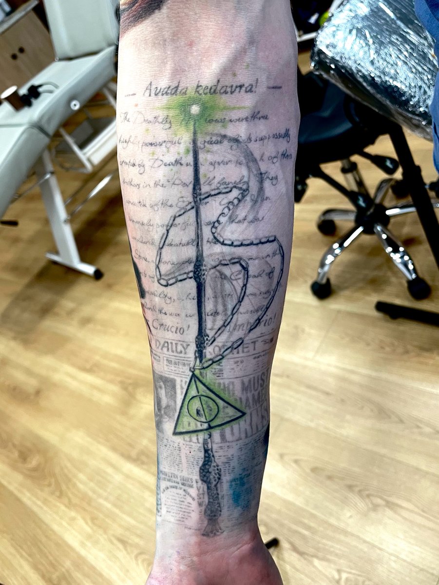 Joanna Fąferko -tatuaż-coverup-harrypottertattoo-Realizm