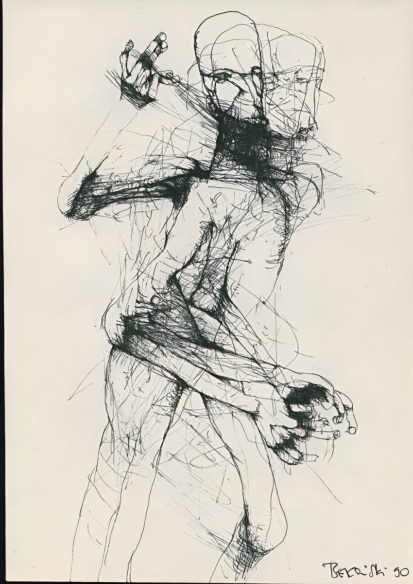 Przemysław Jaśkiewicz-tatuaż-beksiński-zbeksiński-Graficzny / Sketch-Line work / Fineline / Outline