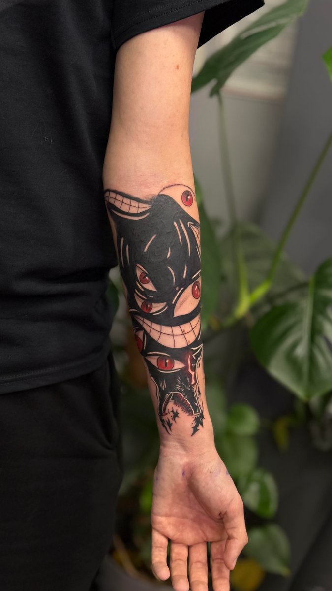 ronin47-tatuaż-anime-cover-Blackwork / Blackout-Newschool / Graffiti / Cartoon