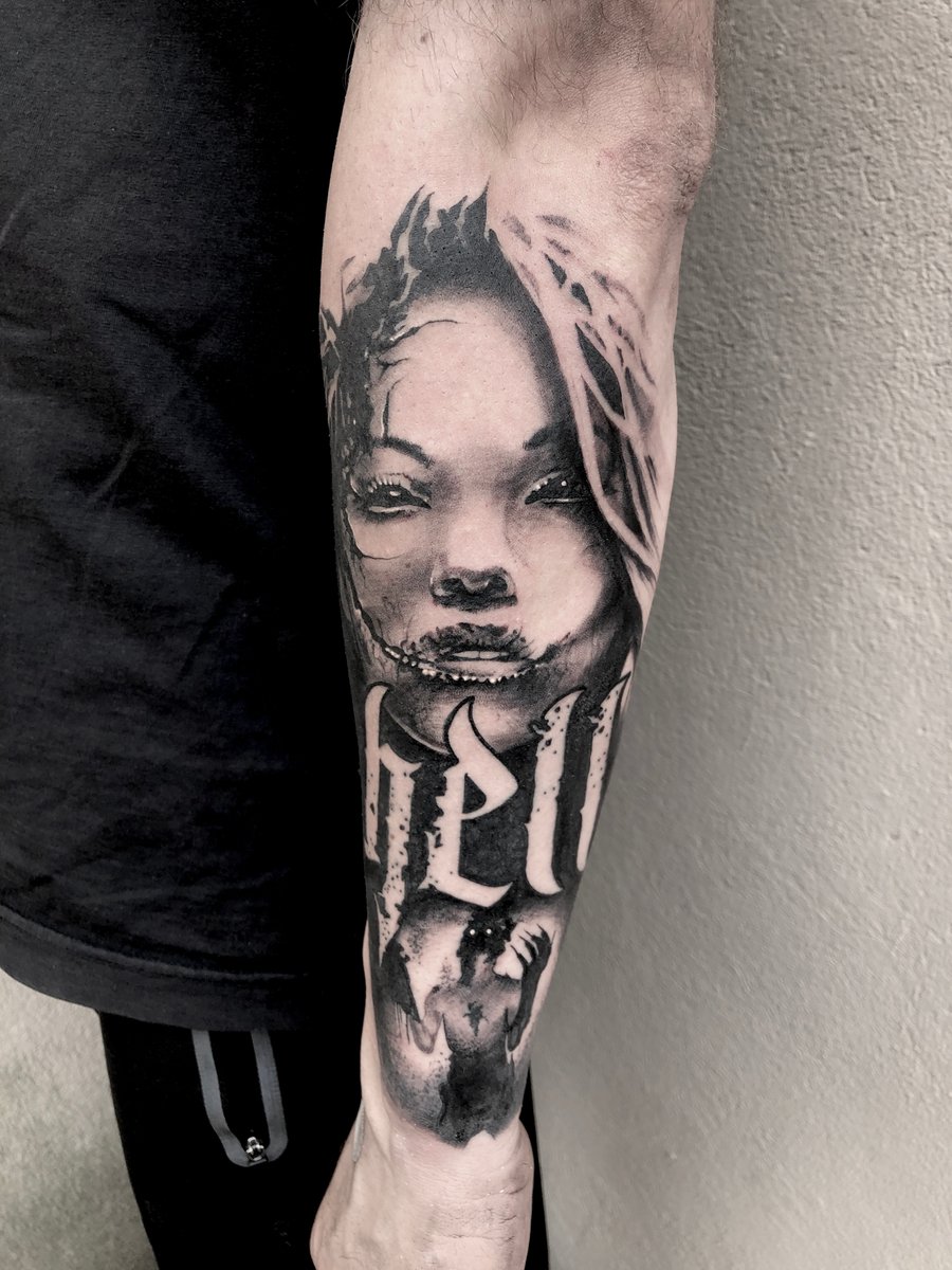 Sebastian Stańczak-tatuaż-twarz-diabeł-Realizm