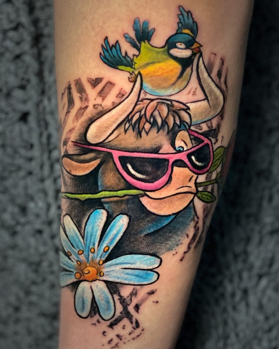 Thanks.Leo_Tattoo-tatuaż-byczek-byk-Newschool / Graffiti / Cartoon