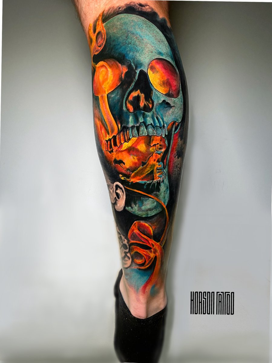 Korson-tatuaż-cover-skull-Surrealizm / Horror