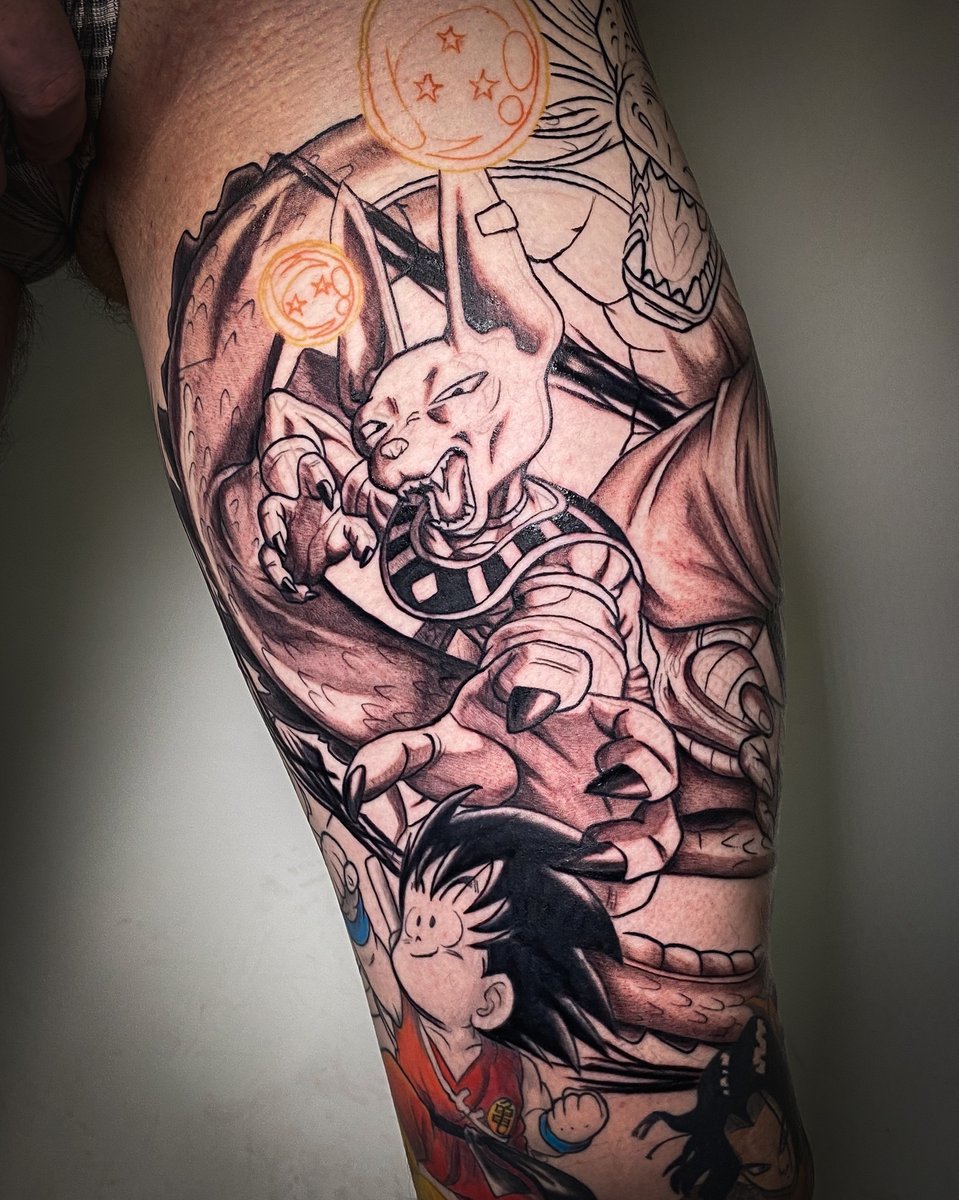 Thanks.Leo_Tattoo-tatuaż-dragonball-anime-Newschool / Graffiti / Cartoon