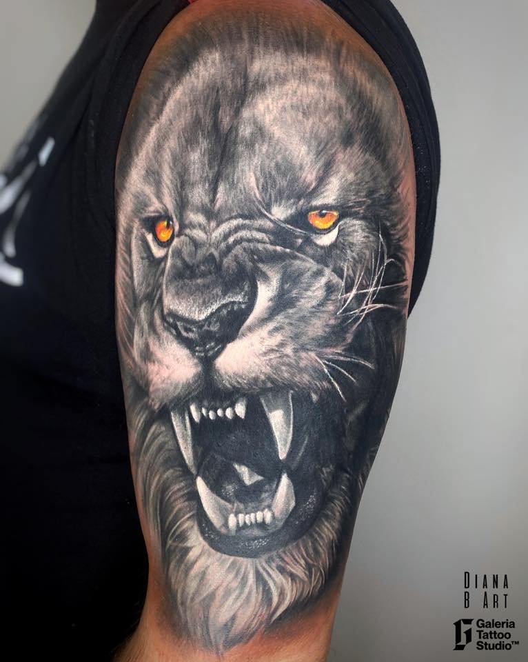 Diana Bernatowicz -tatuaż-Black & Grey-Realizm