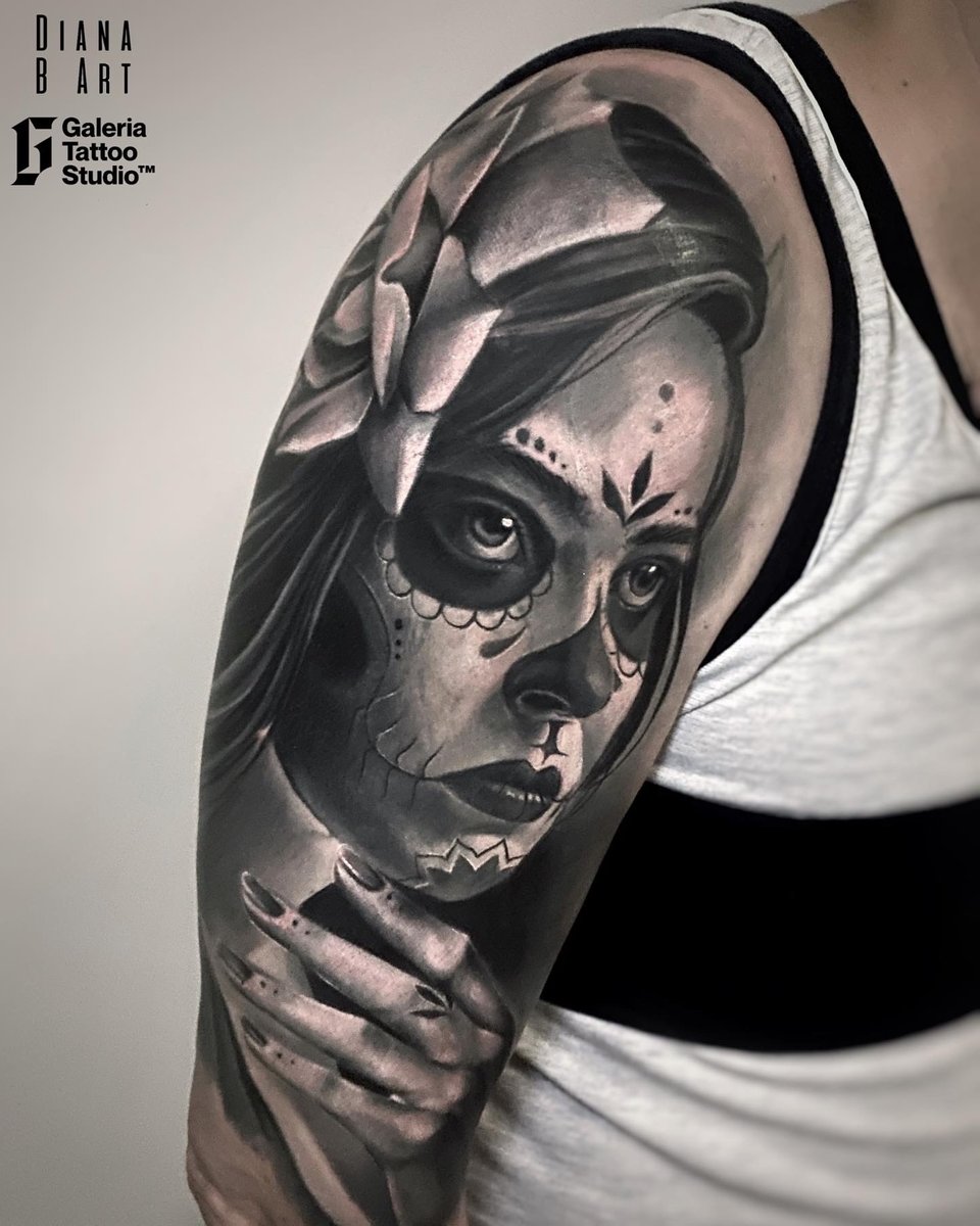 Diana Bernatowicz -tatuaż-Black & Grey-Realizm