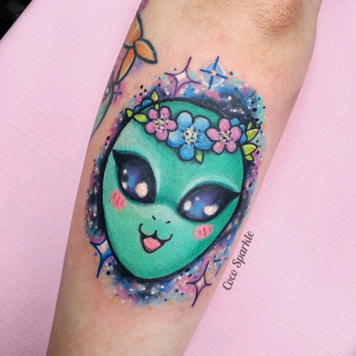 Coco Sparkle-tatuaż-Newschool / Graffiti / Cartoon