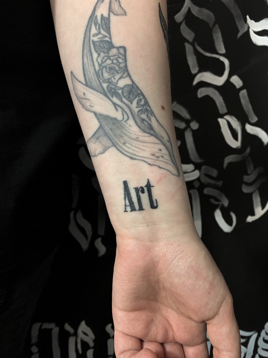 Alex Kaldwin-tatuaż-Kaligrafia / Lettering